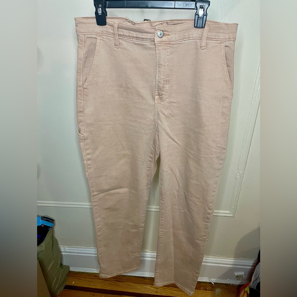 Old Navy Extra High- Rise Sky-High Straight Jeans